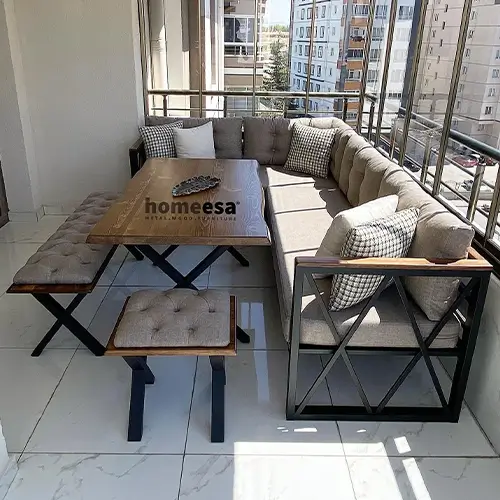 Parla balkon köşe takımı Kayseri Saray İmalat-2