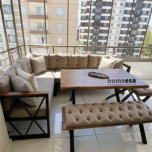 Parla balkon köşe takımı Kayseri Saray İmalat-2